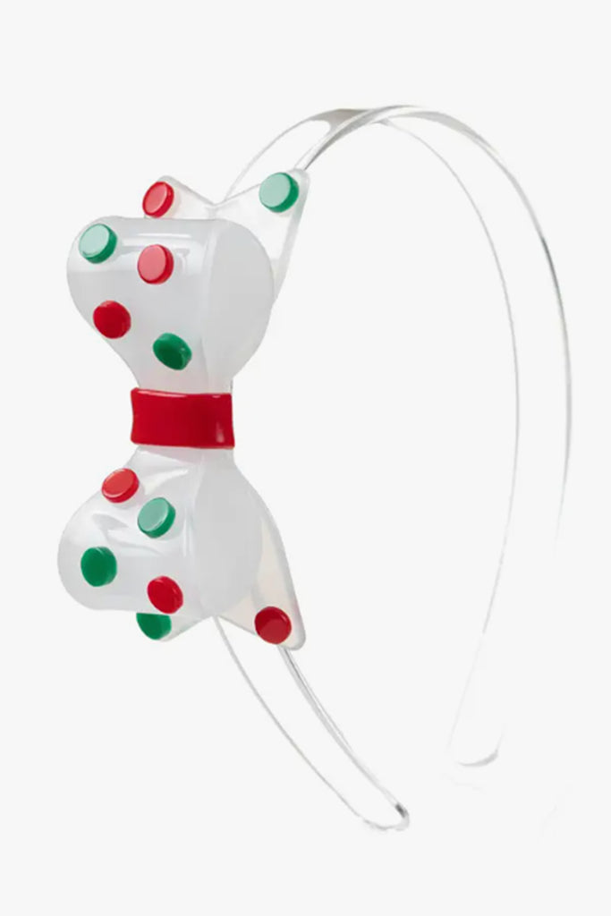 Red & Green Polka Dot Headband