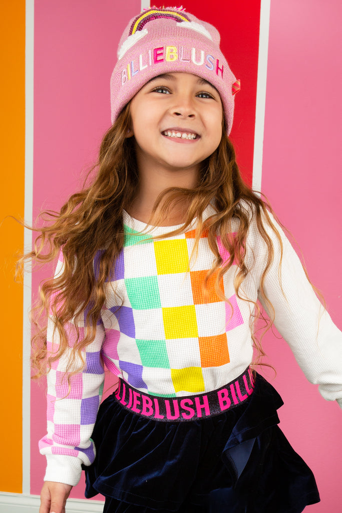 Checkerboard Ruby Sweatshirt