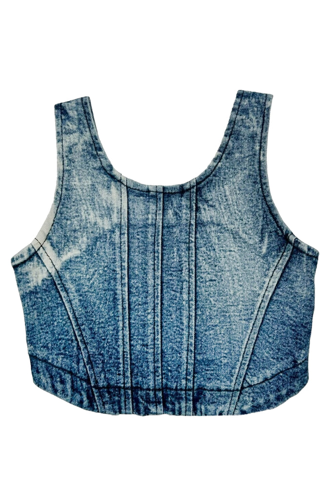 Miss Paris Denim Top
