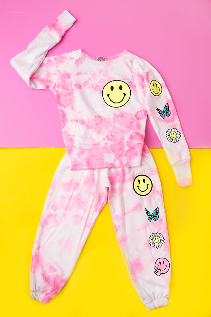 Smiley Pink Cloud Sweatshirt
