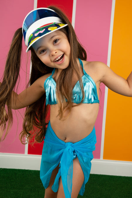 Cotton Candy Embroidered Tankini
