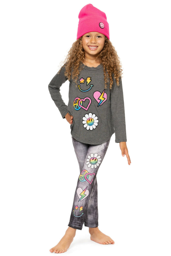 Distressed Denim Icon Leggings