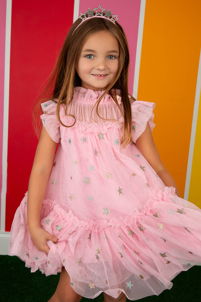 Pink Tulle Star Dress