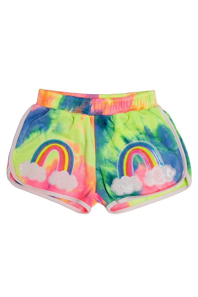 Rainbow Shorts Tie Dye