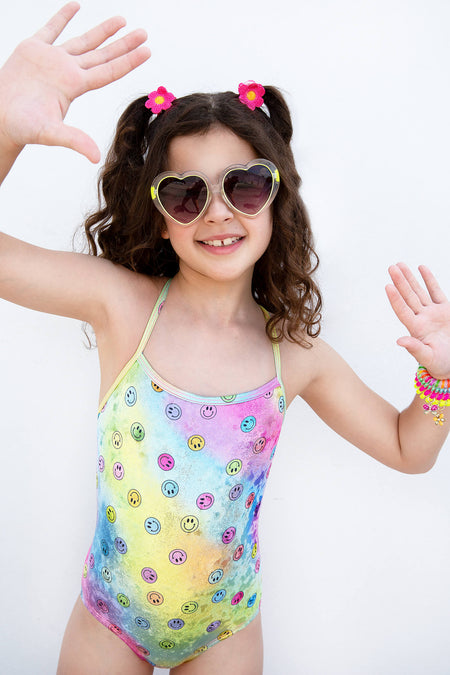 Cotton Candy Embroidered Tankini
