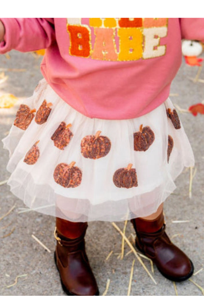 Pumpkin Sequin Tutu