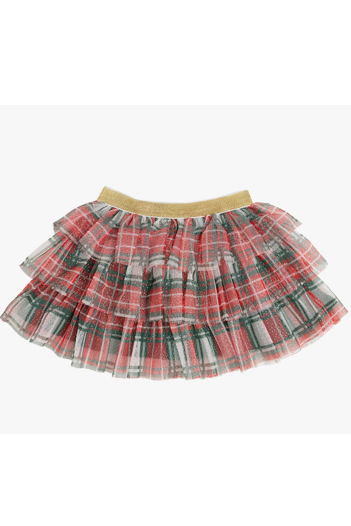 Christmas Plaid Tiered Tutu