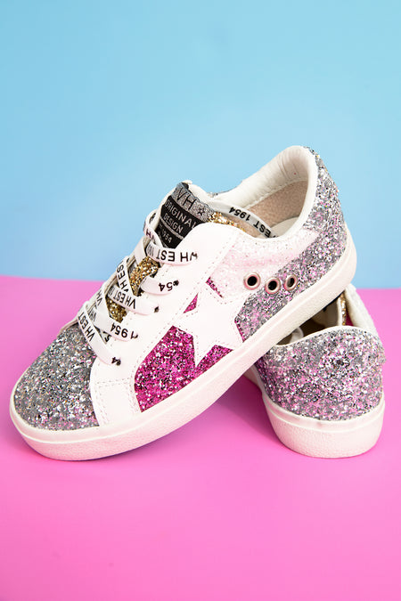 Pink Tote w/ Sequin Star