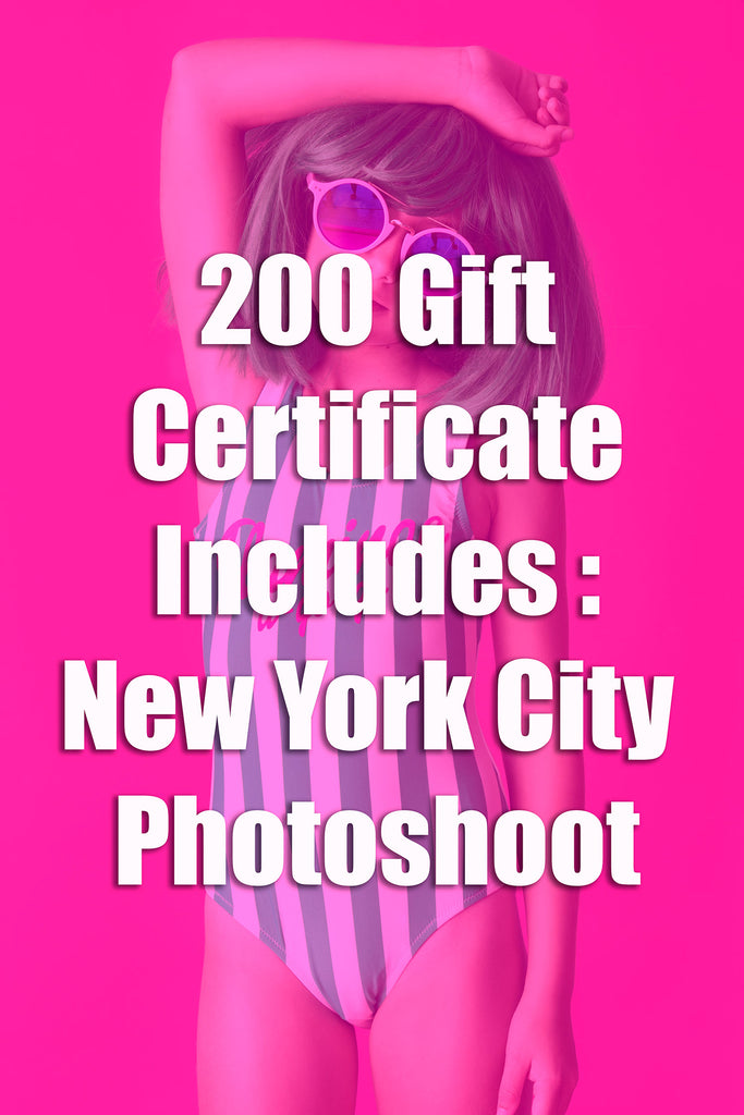 $200 Gift Card, includes New York City Photoshoot