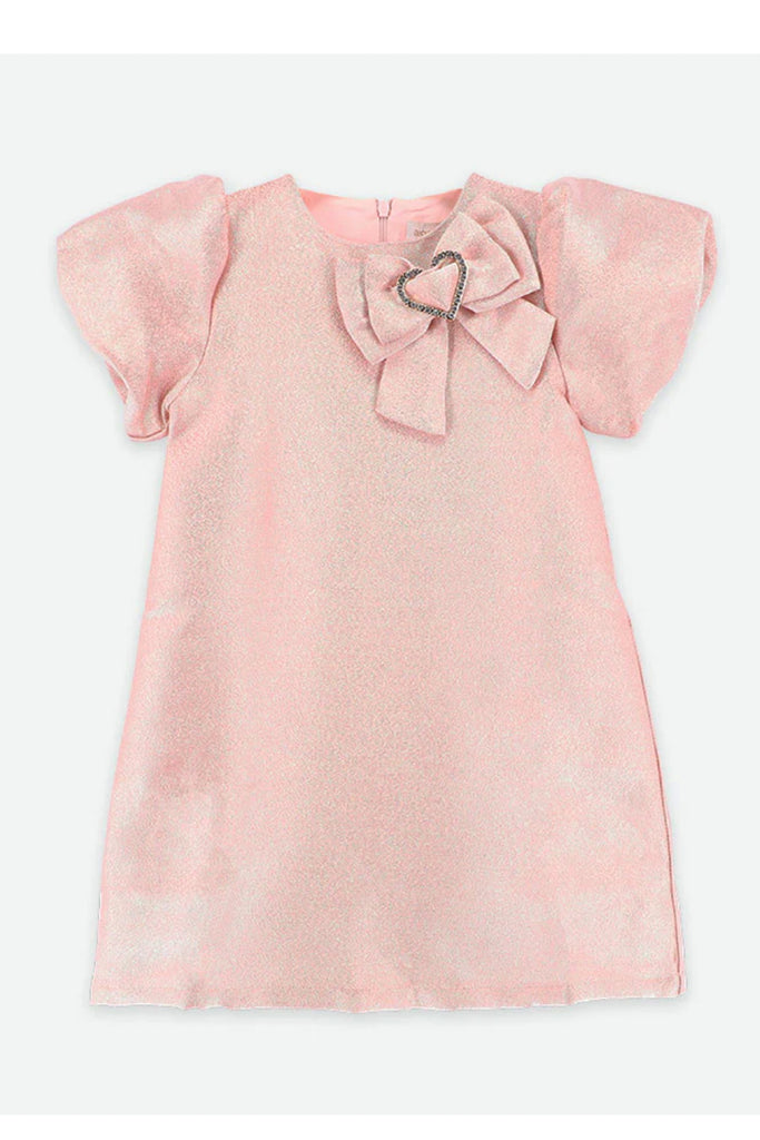 Liana Metallic Blush Dress
