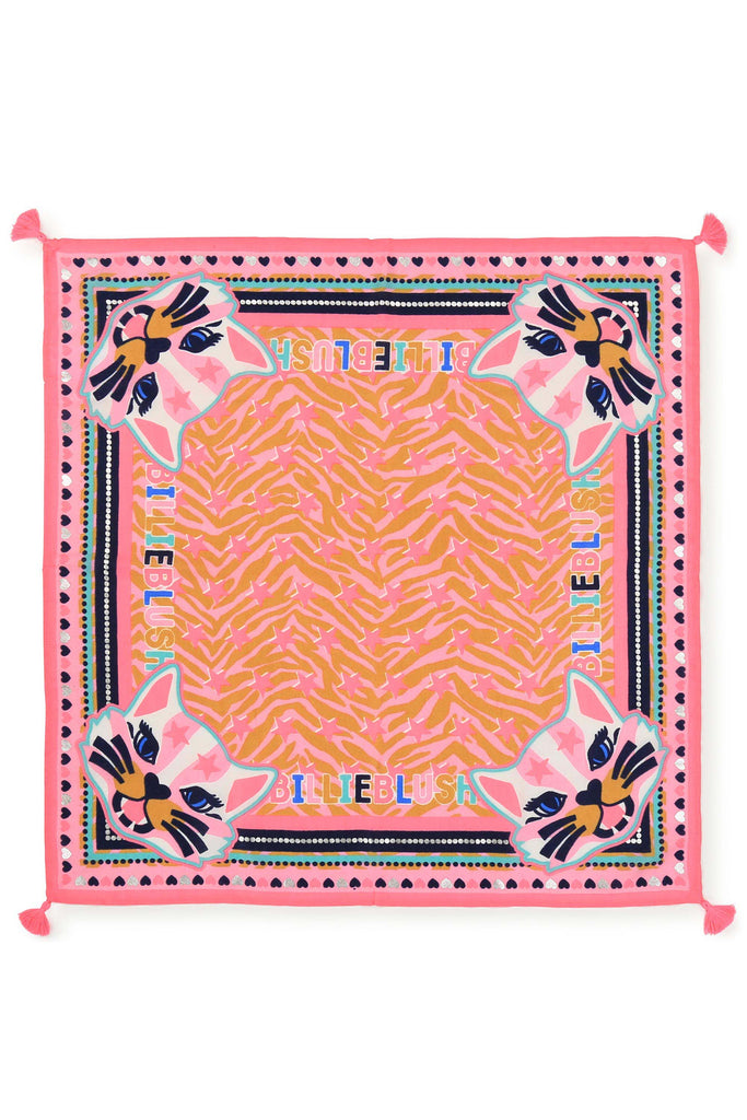 Woven Scarf w/ Cats