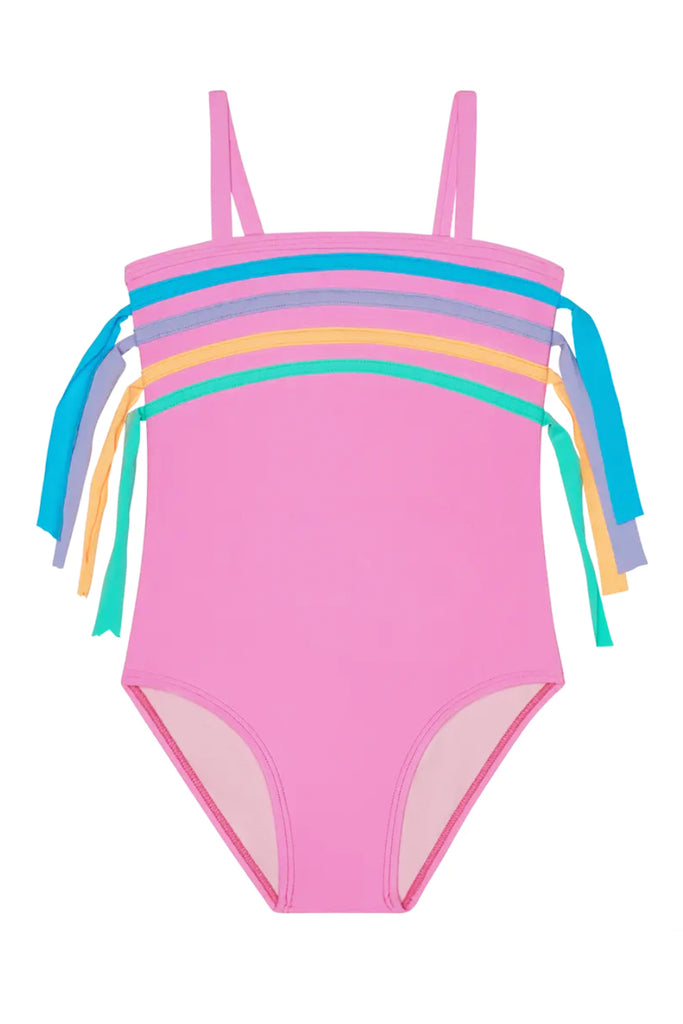 Cotton Candy French Fringe One Piece