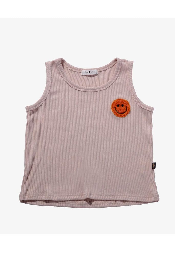 Blush Smiley Tank Top