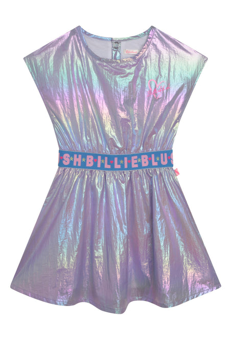 Girls Purple Tulle Sequin Dress