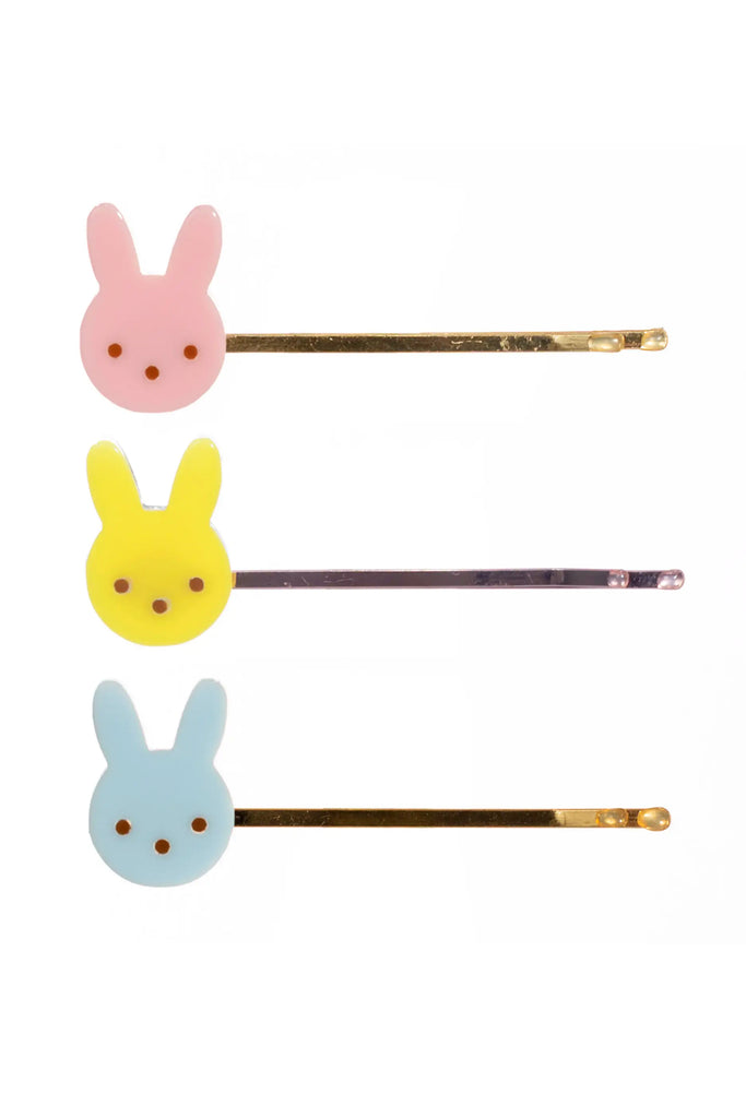 Pastel Bunny Bobby Pins