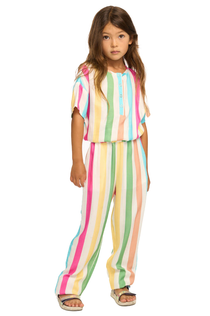 Multi Color Stripe Jumpsuit