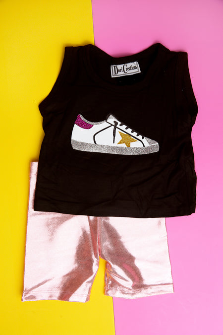 Glam White Tank