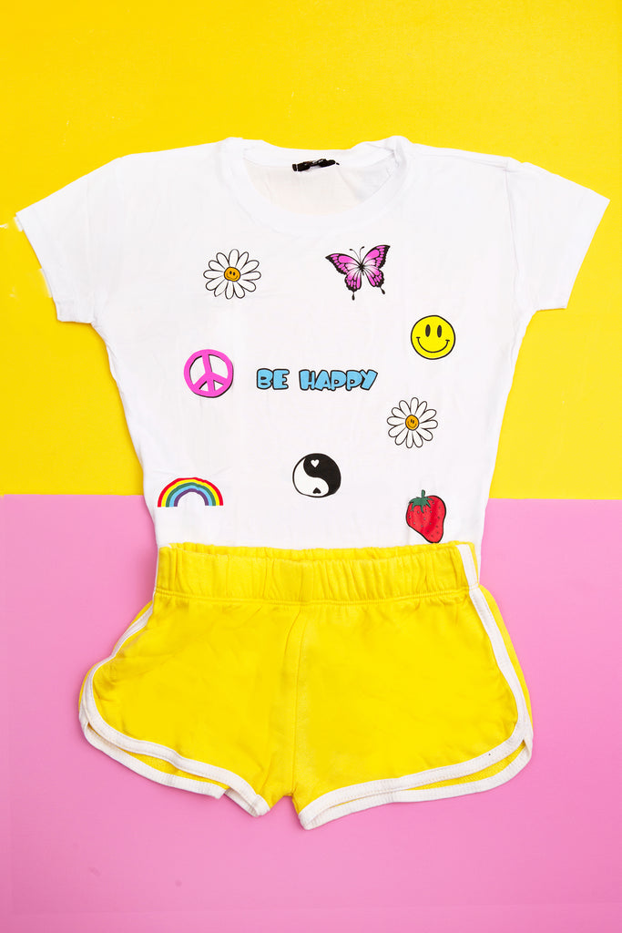 Retro Yellow Shorts