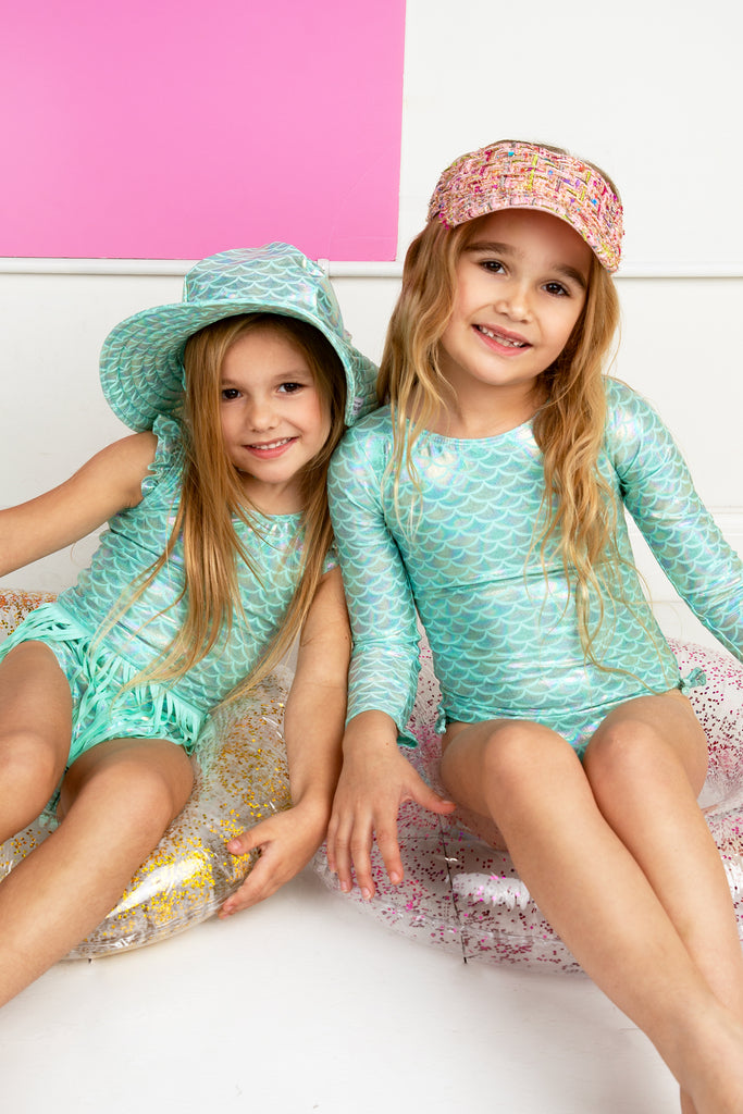 Fairy Tale Scales Rash Guard Swimsuit
