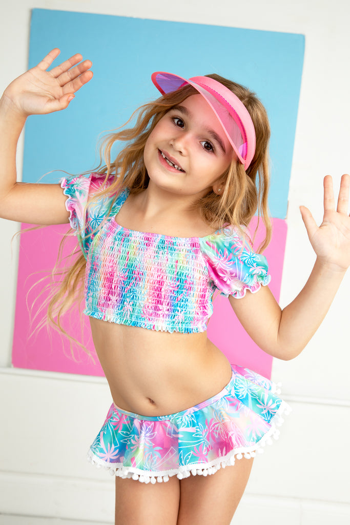 Pink Tropical Palm Bikini