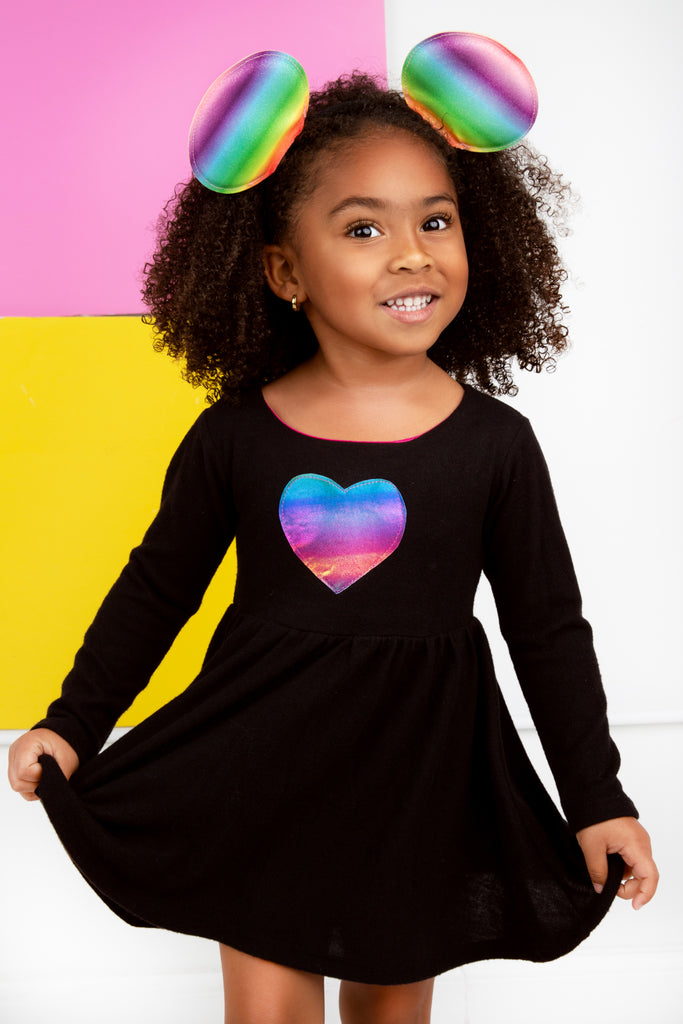 Rainbow Heart Dress