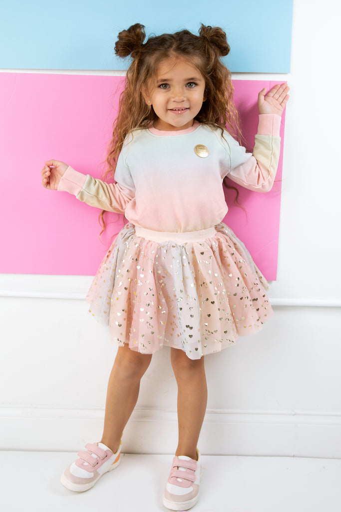 Unicorn Hearts Tulle Skirt