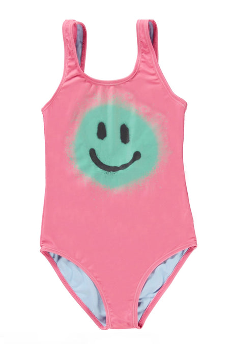 Smiley Graffiti Swimsuit