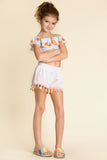 pilyq kids tassel shorts