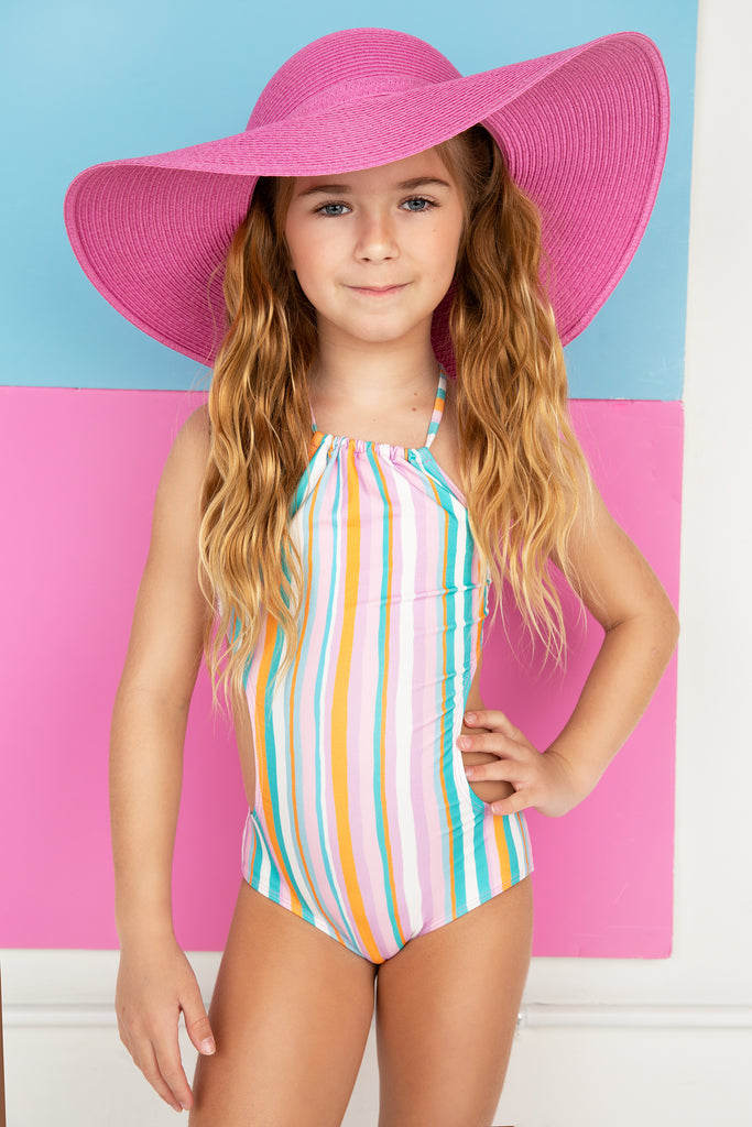 Happy Stripe Monokini