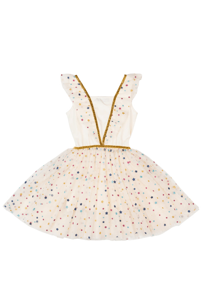 Cream Angel Dress