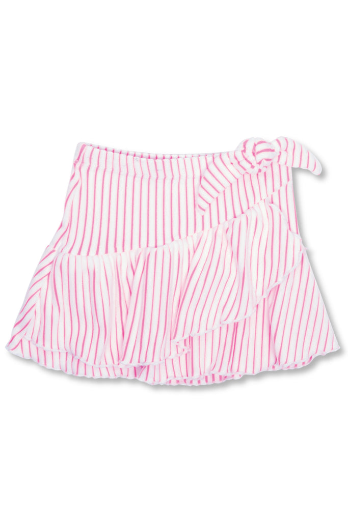 Terry Berry Wrap Skirt