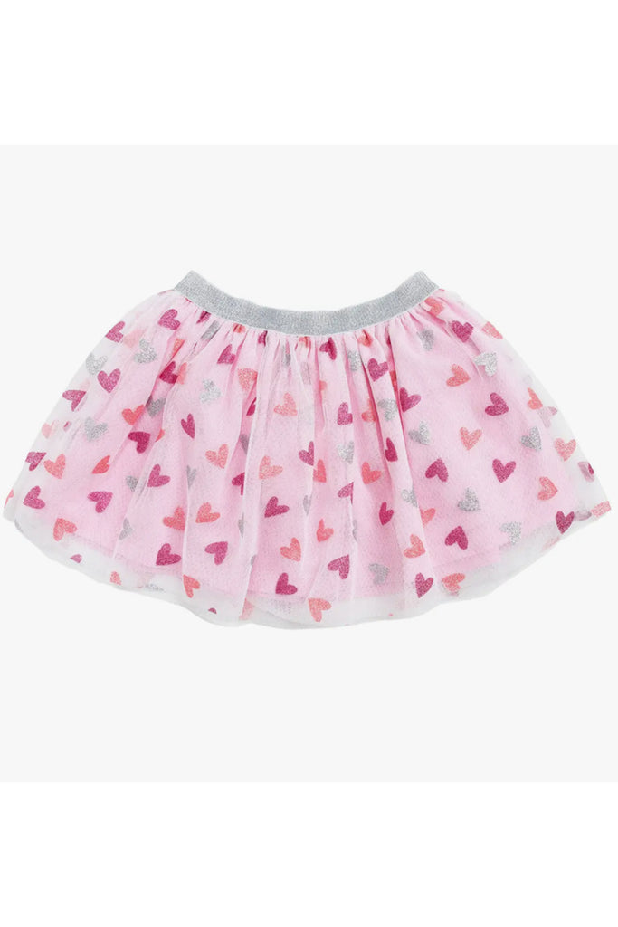 Glitter Heart Tutu Skirt