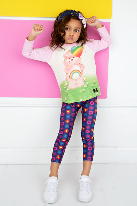 Grey & Pink Ombre Butterfly Sweatpants