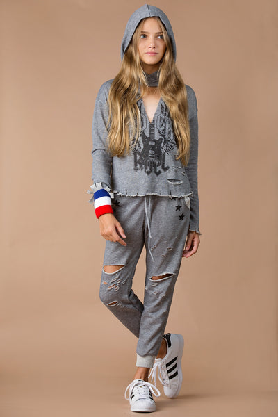 vintage havana choker sweatshirt