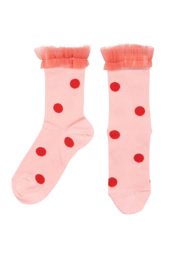 Poppy Polka Socks