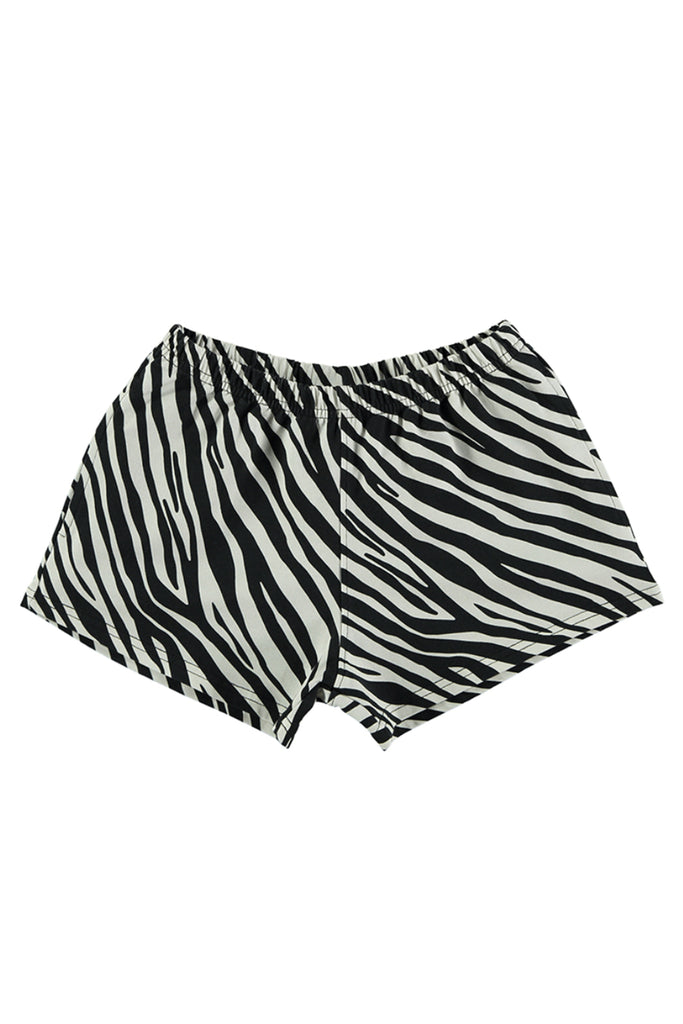 Zebra Mini Shorts
