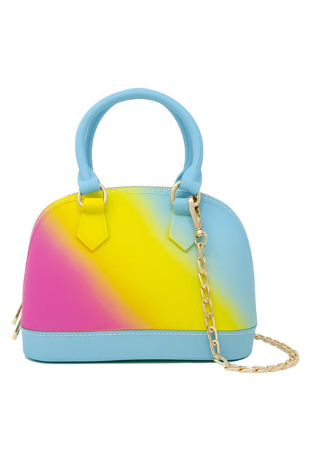 Rainbow Heart Acrylic Box Bag