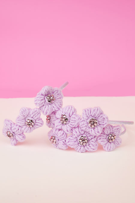 Light Pink Crochet Headband