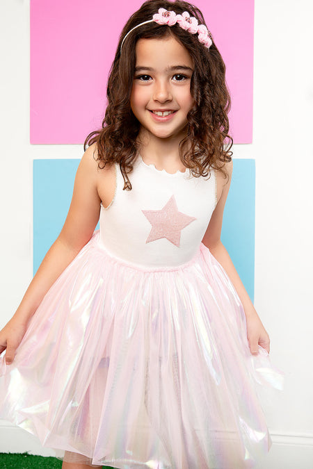 Pink Tulle Star Dress