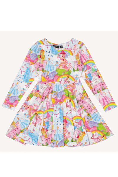 Castles in the Air Long Sleeve Dress