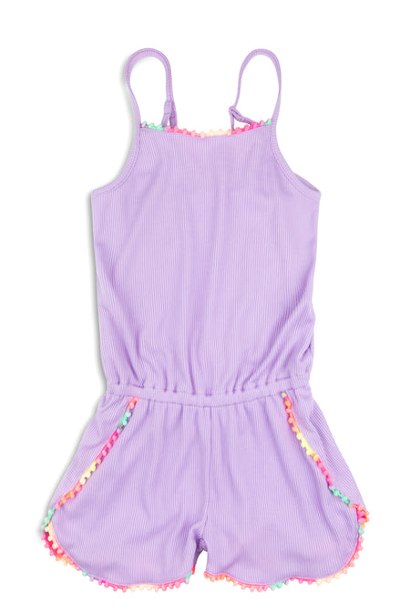 Neon Pink & Blue Playsuit