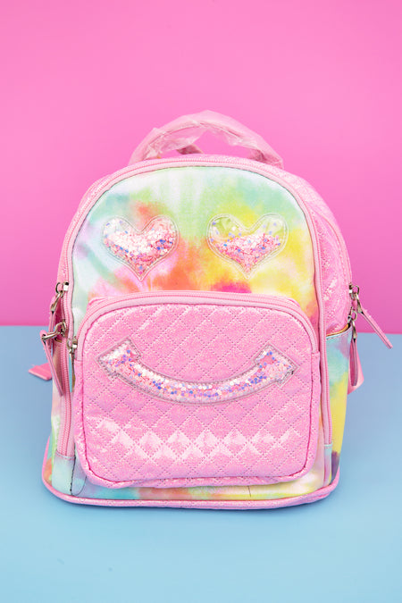 Purple Smiley Backpack