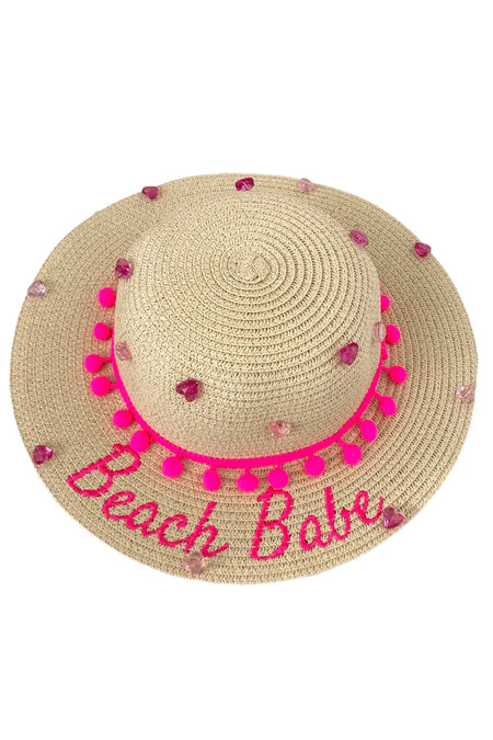 Pink Tropical Palm UPF 50 Swim Hat