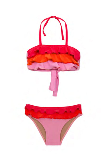 Hot Pink Daisy Crochet Bikini