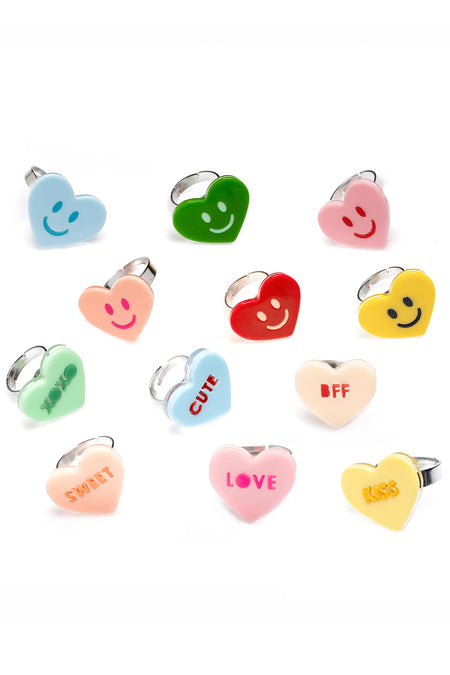 Jelly Conversation Heart Ring