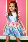 Multi Watercolor Dress