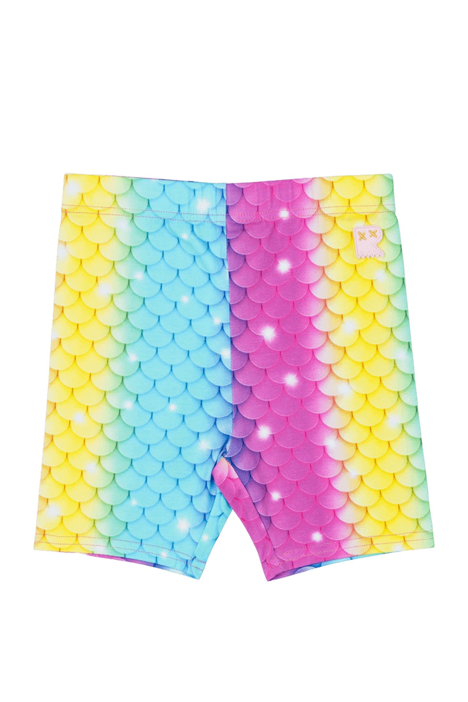Biker Shorts Shimmer Mermaid Suit