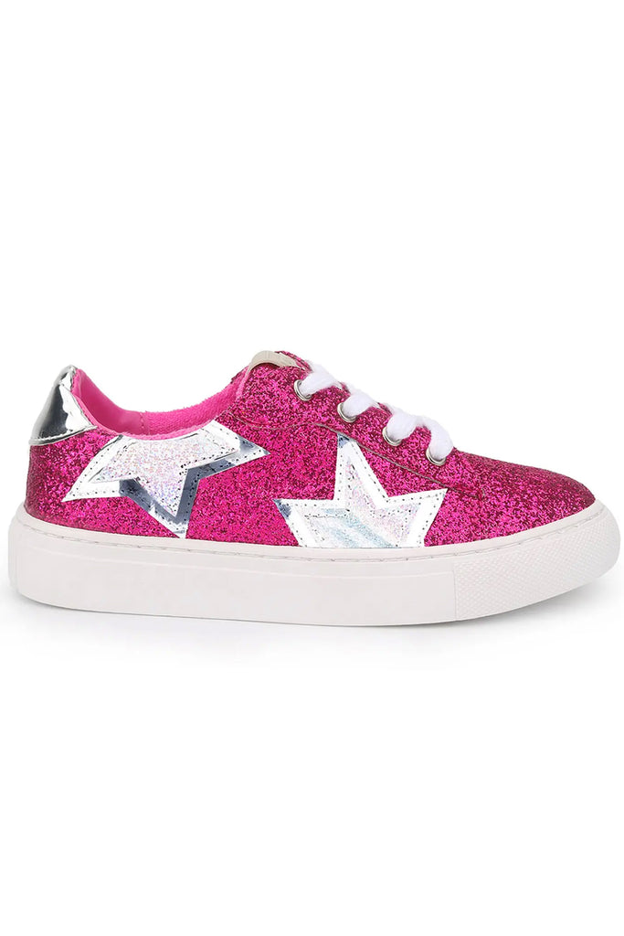 Pink Glitter Sneakers – Me & Kay